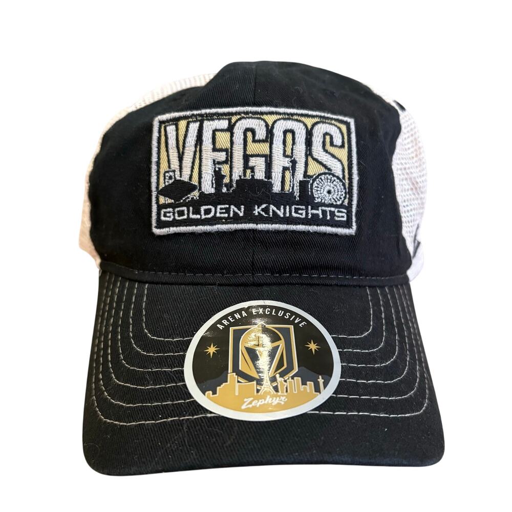 NWT Vegas‎ Golden Knights Zephyr Arena Exclusive SnapBack Trucker Hat Cap Hockey